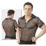Herren-Wetlook-Shirt-schwarz