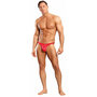 Bong-Thong-String-aus-Satin-in-Rot