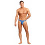 Bong-Thong-String-aus-Satin-in-Blau