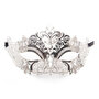 Masquerade-Maske-Prinzessin-in-Silber