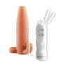Vibrierende-Penishülle--hautfarben