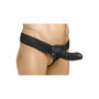 Hohler-Umschnalldildo-mit-elastischen-Gurten-in-Schwarz