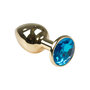 Glatter-goldener-Buttplug-mit-blauem-Kristall