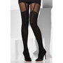Panty-Met-Jarretelprint-Zwart