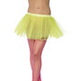 Tutu-Unterrock-4-Lagen-in-Neongelb-30-cm-lang