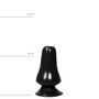 Belgoprism-Buttplug-12-cm-Zwart