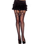 Panty-Met-Jarretellook-Zwart